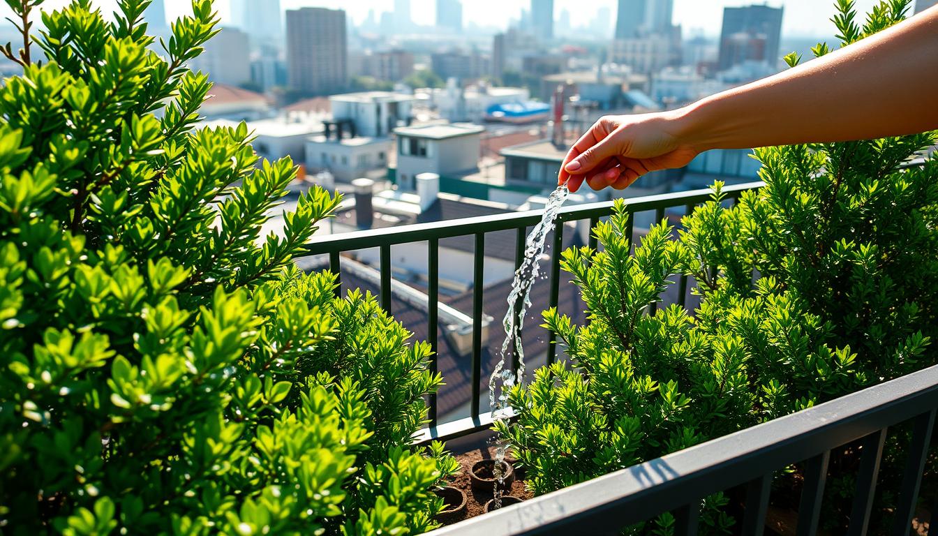 Jak często podlewać tuje na balkonie